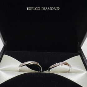 【エクセルコダイヤモンド(EXELCO DIAMOND)の口コミ】 2つで32万円ほどでした。月をイメージしたデザインでシンプルかつ可愛らし…