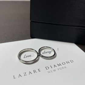 【ラザール ダイヤモンド(LAZARE DIAMOND)の口コミ】 男女でペアとなるものを探していました。ペアとして販売しているものはた…