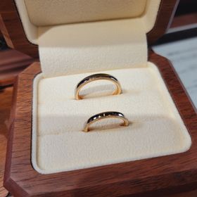 【TANZO.(鍛造指輪)の口コミ】 幅・加工・色などの様々な組み合わせにより、自分達ならではのデザインで…