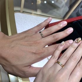 【カルティエ(Cartier)の口コミ】 ずっと憧れていたラブリングを、デザインの意味もあり好きな人と着けられ…