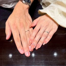 【ケイウノ ブライダル(K.UNO BRIDAL)の口コミ】 どの角度からみてもダイヤがキラキラ綺麗です！
室内•屋外では違った…