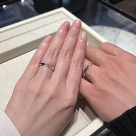 【ブシュロン(BOUCHERON)の口コミ】 指輪＝キラキラの憧れはありつつ、仕事柄ダイヤモンドは控えめにしたい。…