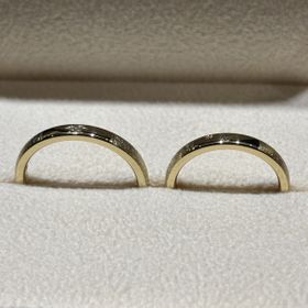 【TANZO.(鍛造指輪)の口コミ】 妻が考えたメッセージを入れたところ。お互いのイメージを指輪にしました…