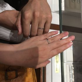 【銀座ダイヤモンドシライシの口コミ】 内甲の指輪なので着け心地が大変良く、付けているのを忘れてしまうくらい…