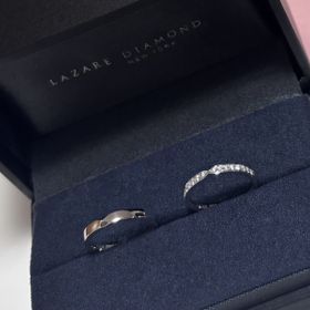【ラザール ダイヤモンド(LAZARE DIAMOND)の口コミ】 ネットで見た時からビビッときてました。お店で見ても本当に素敵だったの…