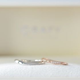 【CRAFY(クラフィ)の口コミ】 色々なお店を見て回りましたが、世界にひとつしかない自分たちだけの指輪…