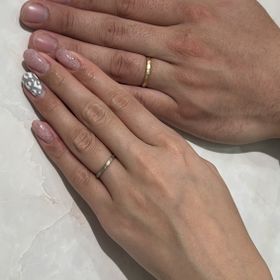 【CHOUCHOUNA(シュシュナ)】の口コミ 王道の結婚指輪のスタイルではなくて、自分たちらしい少し変わったデザイン...