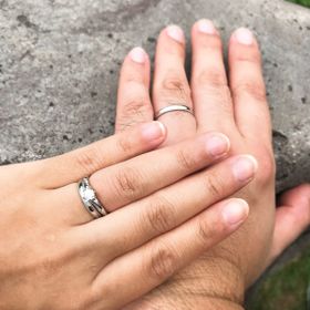 【銀座ダイヤモンドシライシの口コミ】 アノリューはセミオーダーになり、いろんな組み合わせができるため自分達…