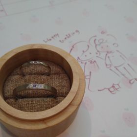 【鎌倉彫金工房の口コミ】 夫婦で指のタイプが真逆で、つけた時にどちらかが似合わないという感じに…