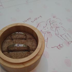 【鎌倉彫金工房】の口コミ 夫婦で指のタイプが真逆で、つけた時にどちらかが似合わないという感じにな...