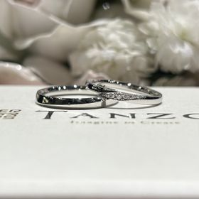 【TANZO.(鍛造指輪)の口コミ】 丈夫な素材であり安心感があります。シンプルなデザインですがダイヤモン…