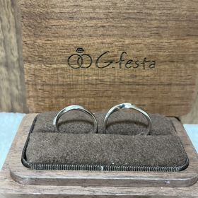 【手作り指輪工房 G.festa(ジーフェスタ)の口コミ】 わたしたちは、シンプルなデザインのなかで
ただの円形ではなく、ねじりが…
