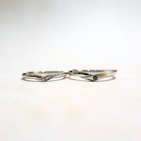 【CAFERING(カフェリング)】の口コミ ピンクダイヤモンドをグラデーションで4つ入れることが出来るデザインに惹...