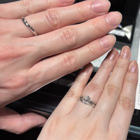 【エクセルコダイヤモンド(EXELCO DIAMOND)の口コミ】 ウェーブがかった指輪がみたかったためこちらの商品を試着しました。エク…