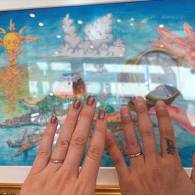 【ケイウノ ブライダル(K.UNO BRIDAL)の口コミ】 素材の組み合わせが可能で、
デザイナーさんと打ち合わせしながら指輪の裏…