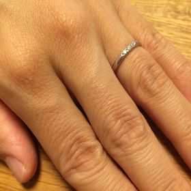 【MIKIMOTO(ミキモト)の口コミ】 田崎とミキモトで迷った結果、ダイアのさりげなさがあるこれに決めました…