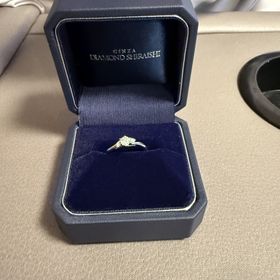 【銀座ダイヤモンドシライシの口コミ】 付け心地も良くてサイズもしっかり合うものを選べました。ダイヤモンドも…