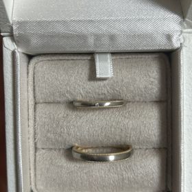 【ENUOVE(イノーヴェ)の口コミ】 シルバーとゴールドのよくばりセット！かつ、ミル打ちのデザインが希望だ…