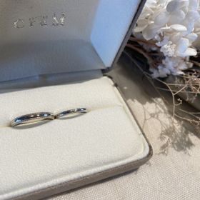 【atelier CraM(アトリエ クラム)の口コミ】 色合いもプラチナからゴールドまで幅広く選ぶことができ、ダイヤの有無も…