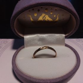 【Disney PRINCESS Rapunzel(ディズニープリンセスラプンツェル)】の口コミ プラチナ、イエローゴールド、ピンクゴールドから選べました。
いぶし加工...