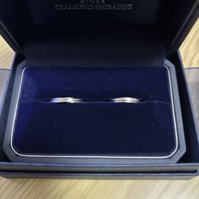 【銀座ダイヤモンドシライシの口コミ】 婚約指輪がエバーアフターだったので、結婚指輪も同じエバーアフターに決…