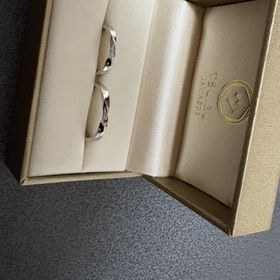 【ついぶ工房の口コミ】 プラチナ、ゴールド、ピンクゴールドから選べます。太さも実際に試着して…