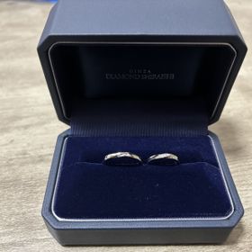 【銀座ダイヤモンドシライシの口コミ】 普段使いできるシンプルめなデザインを選びましたが、ダイヤモンドにこだ…