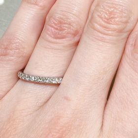 【アイプリモ(I-PRIMO)の口コミ】 悩んで悩んでハーフエタニティに決定しました！他のブランドでもハーフエ…