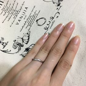 【Disney FANTASIA(ディズニーファンタジア)の口コミ】 プラチナ、メレダイヤ、ウェーブを条件に探していたのですが、細みながら…