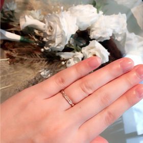 【AFFLUX(アフラックス)の口コミ】 婚約指輪代わりにお揃いの時計をおねだりした為、友人の結婚式でも使える…
