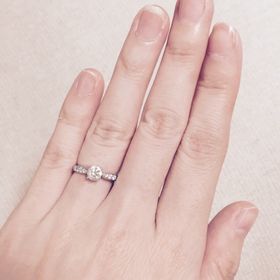 【ティファニー(Tiffany & Co.)の口コミ】 結婚指輪はシンプルなものにすると決めていたので、こちらのデザインにし…