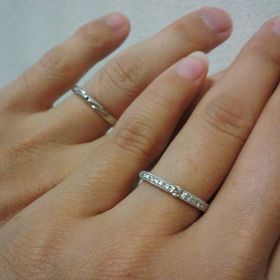 【エクセルコダイヤモンド(EXELCO DIAMOND)の口コミ】 検討していたお店はもう一店舗あったのですが、ダイヤの質が購入店の方が…