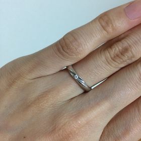 【アイプリモ(I-PRIMO)の口コミ】 本当はペアで15万以下の指輪にしようと思っていたが、いくつかつけてみて…