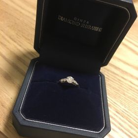 【銀座ダイヤモンドシライシの口コミ】 ダイヤモンドの質の良さが決め手です！カラット数も縁起の良い数字であま…