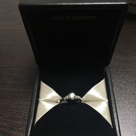 【エクセルコダイヤモンド(EXELCO DIAMOND)の口コミ】 s字に湾曲した形状が彼女のイメージにぴったりでした‼︎一目見た時に「これ…