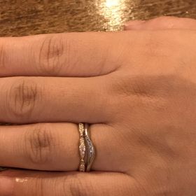 【LUCIE(ルシエ)の口コミ】 結婚指輪は気に入っているものの、ちょっとゴージャスにイメチェンしたか…