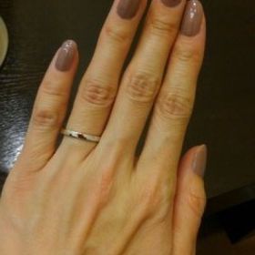 【TASAKI(タサキ)の口コミ】 シンプルなThe結婚指輪だけど、かくかくしていてシャープで洗練された感じ…