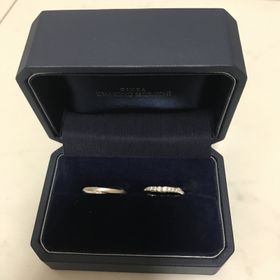 【銀座ダイヤモンドシライシの口コミ】 ハーフエタニティタイプが気になっていましたが、プラチナの部分もしっか…