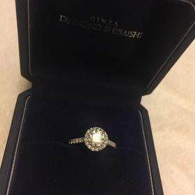 【銀座ダイヤモンドシライシの口コミ】 デザインはこの形がいいなって決めてたのであとはお店選びとダイヤモンド…