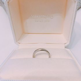 【MIKIMOTO(ミキモト)の口コミ】 婚約指輪にダイヤが入っているので、結婚指輪は普段使いのできるシンプル…