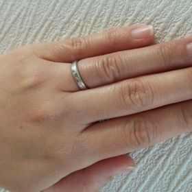 【Romantic Blue(ロマンティックブルー)の口コミ】 折角なので出来るだけ同じデザインが良いなと思ったので、主人メインで決…