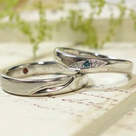 【ATELIER Hu・lala(アトリエ・ウララ)】の口コミ 指輪のデザインの好みがお互い合わなかった為、ペアにこだわらず同じブラン...