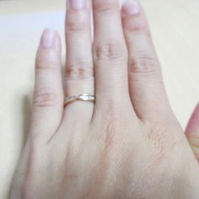 【OCTAVE(オクターヴ)の口コミ】 ピンクゴールドが好きで優先的にピンクゴールドの指輪を探していた時にこ…
