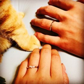 【銀座ダイヤモンドシライシの口コミ】 常につけることを考えるとシンプルなデザインのものがよかったのでこちら…