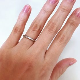 【ギンザタナカブライダル(GINZA TANAKA BRIDAL)の口コミ】 普段使いできるようにシンプルなものを探していました。雑誌で気になった…