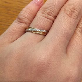 【アネリディギンザ(ANELLI DI GINZA)の口コミ】 1つめのコンビのデザインでまたクロスになっているものはここが初めてでし…