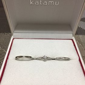 【Katamu(カタム)の口コミ】 買うならセットリングと決めて、ブランドで選ぶかデザインで選ぶかでとて…