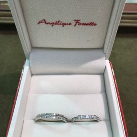 【アンジェリックフォセッテ(Angelique Fossette)の口コミ】 結婚指輪はシンプルなものが良いような気もしたのですが、毎日着けるので…