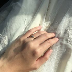 【mina.jewelry(ミナジュエリー)の口コミ】 毎日付けても違和感なく、かつオシャレでオーダーメイドなので誰とも被ら…