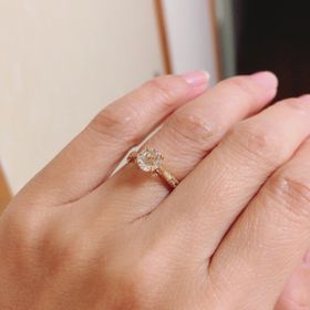 【宝寿堂(ほうじゅどう)の口コミ】 結婚10周年の記念リングだったので、婚約指輪とは違うイエローゴールドに…